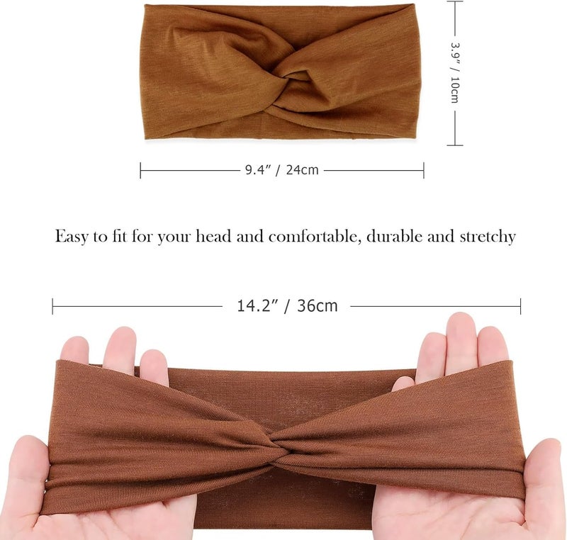 LECHI Sweat Headbands for Men,6 Pack Workout Sports Hairband for Gym, Ideal for Fitness,Running,Cycling,Hike - Image 3
